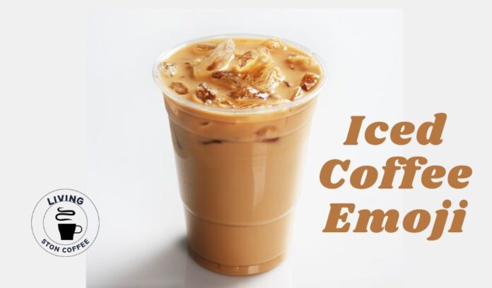 iced coffee emoji.